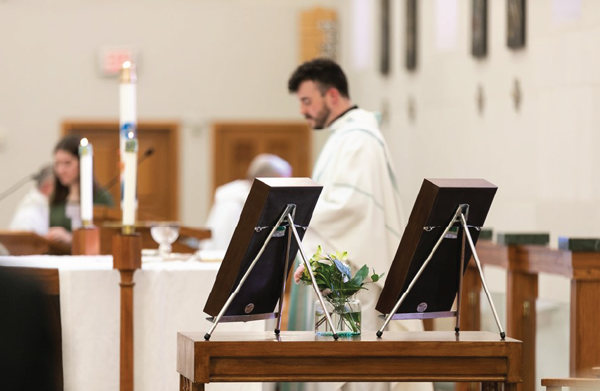 Fr Ross at bishop awards