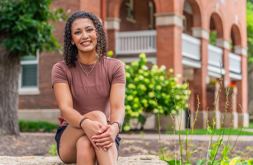 Jessica Vargas smiles into the camera.