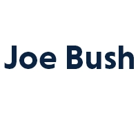 A white tile with blue lettering that reads 