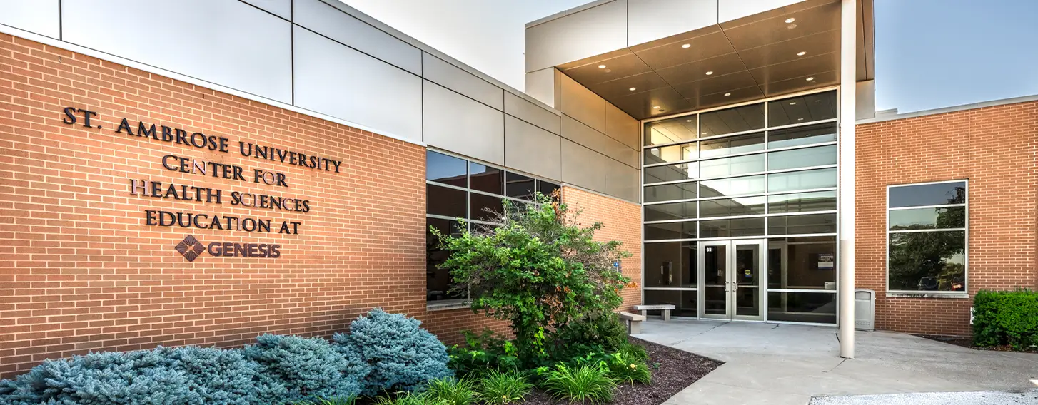 The St. Ambrose University Center For Health Sciences Education at Genesis Hospital.