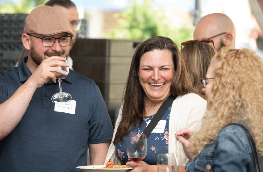 participants enjoying the SAU wine festival