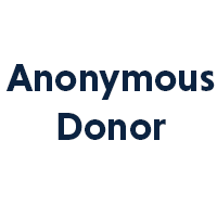 The words Anonymous Donor are printed on a transparent background.