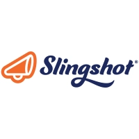 The orange, blue, and white logo for Slingshot